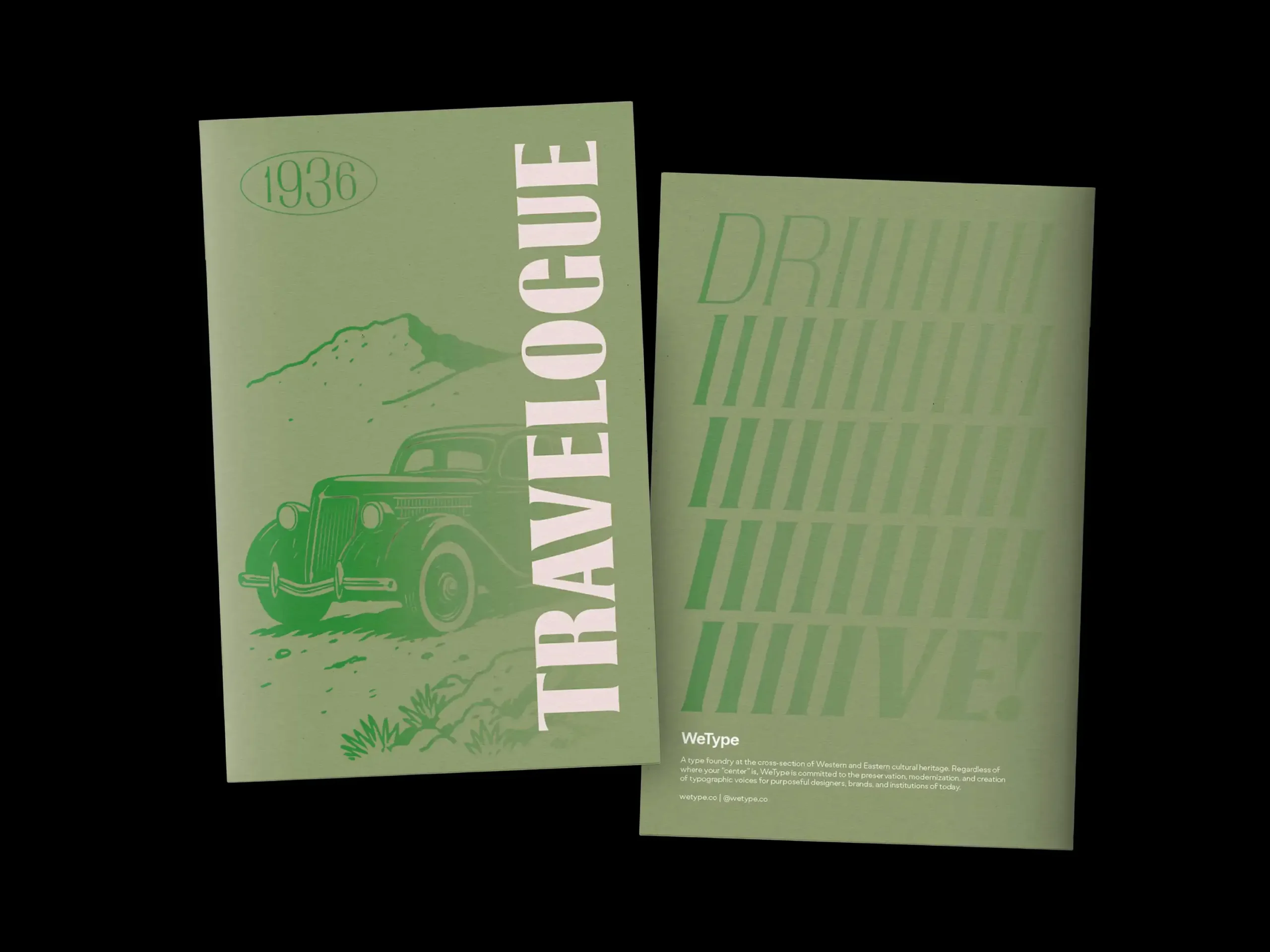 Travelogue font